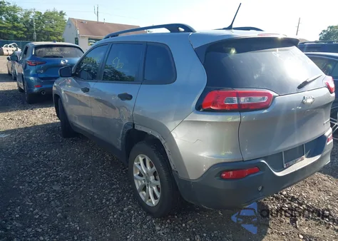 2016 Jeep Cherokee Sport из США, поврежденный, VIN 1C4PJLAB0GW272956